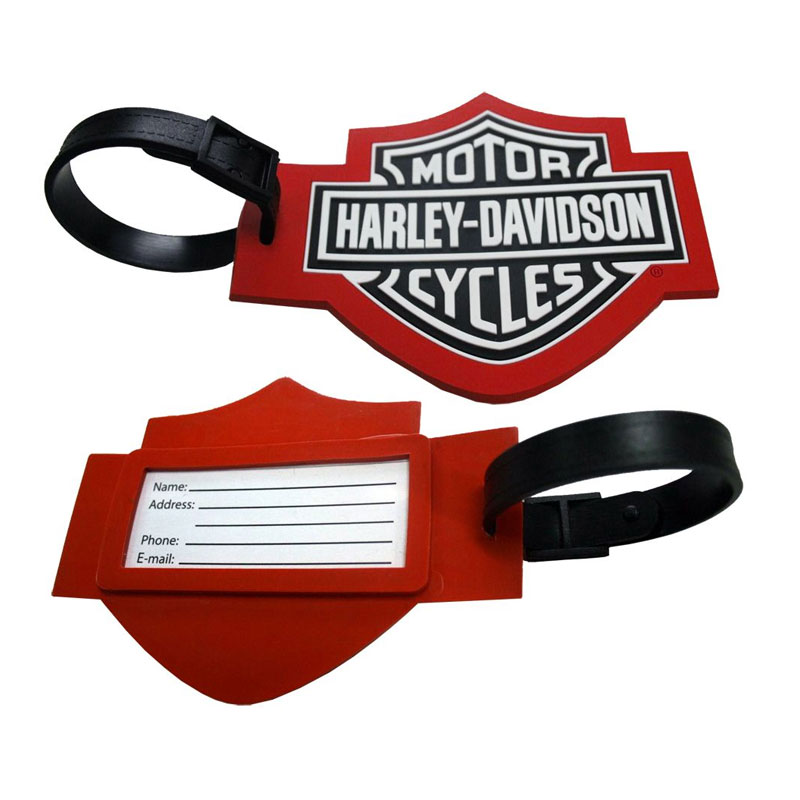 Harley Davidson motorcycle luggage tags